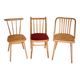 Ensemble de 3 chaises emblématiques de F. Jirak et A. Suman pour Tatra Tchécoslovaquie, 1
