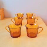 Amber arcopal cups 70s