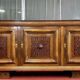 According to Charles Dudouyt: sideboard in a row from the Art Deco period in solid wood.