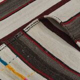 Vintage kilim rug for living room 189x259