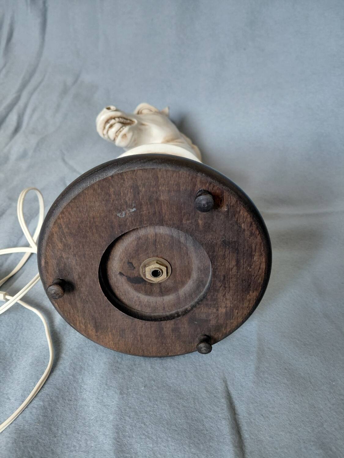 1970s ceramic horse lamp