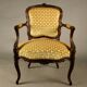 Fauteuil cabriolet de style Louis XV, XlXème