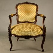 Louis XV style convertible armchair, XlXth century