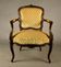 Louis XV style convertible armchair, XlXth century