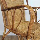 Rattan armchair