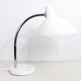 Regent desk lamp in white metal