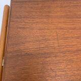 Danish MIdCentury Drop Leave Table in Teak Arne Vodder Style, 1960s Denmark