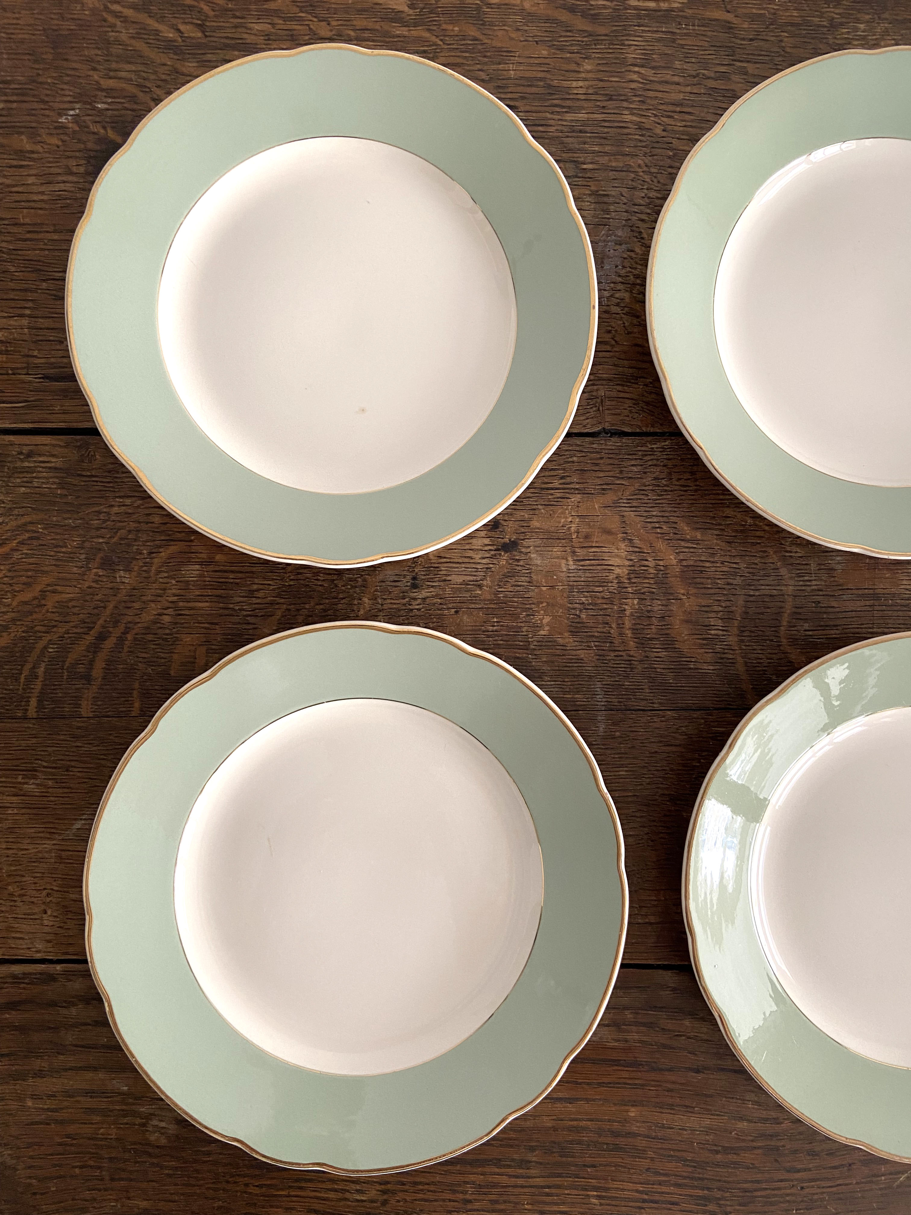 Set of 6 flat plates Villeroy & Boch