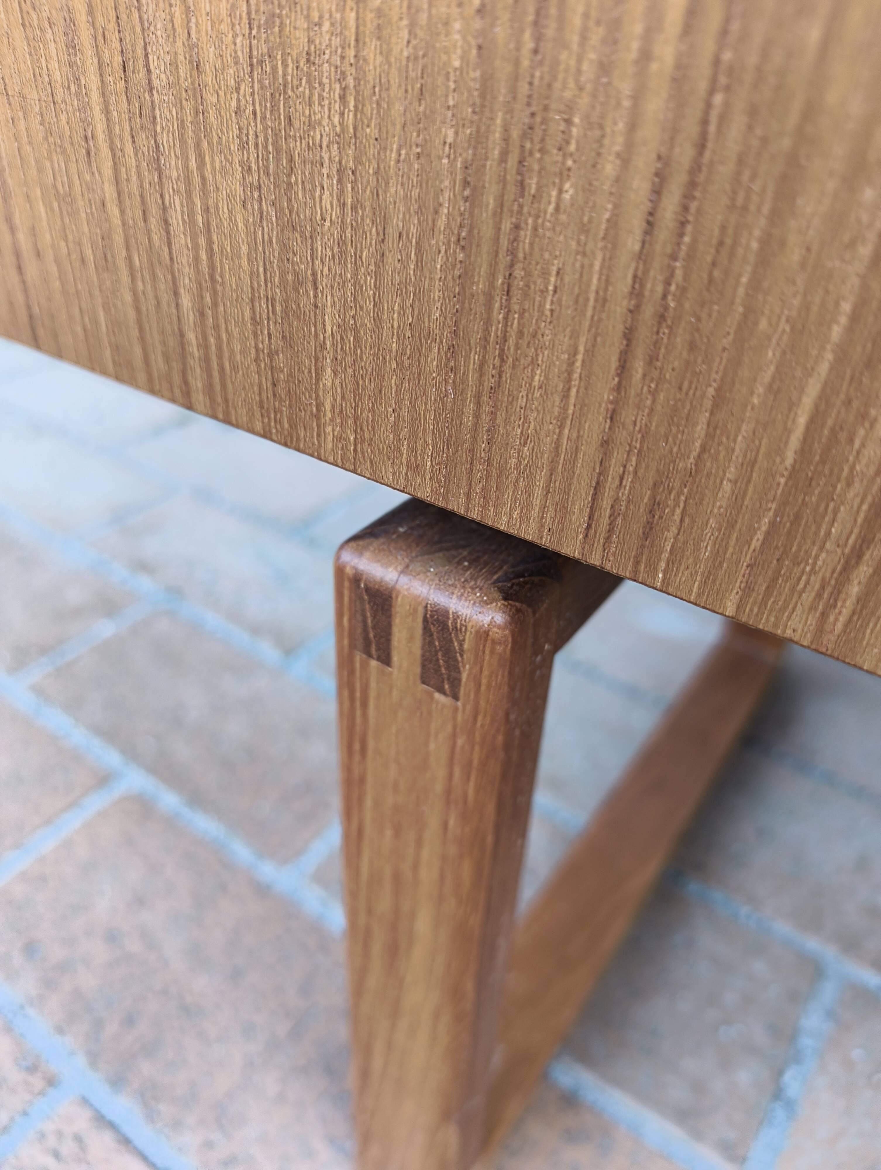Planter in teak by Kai Kristiansen from denmark for Salin mobler