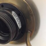 80s Vintage Adjustable Height Pull Cord Pendant Light