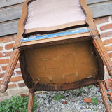 Ancien fauteuil tapissé style Louis XV