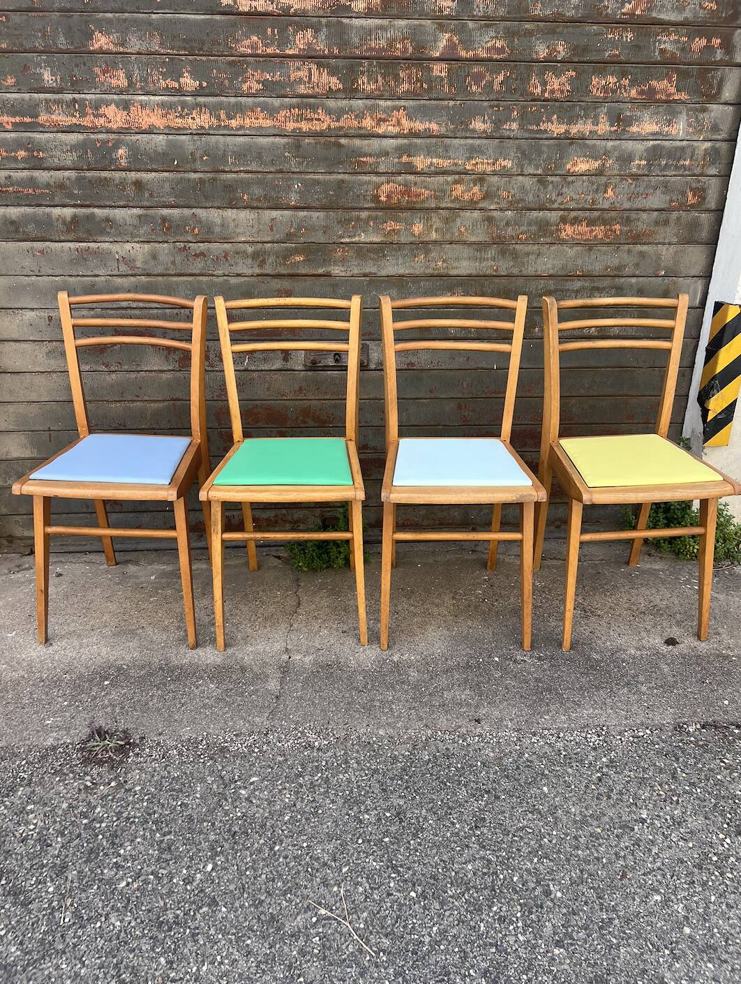 (Lot) 4 Alma bistro chairs no. 1642 Luterma