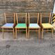 (Lot) 4 Alma bistro chairs no. 1642 Luterma