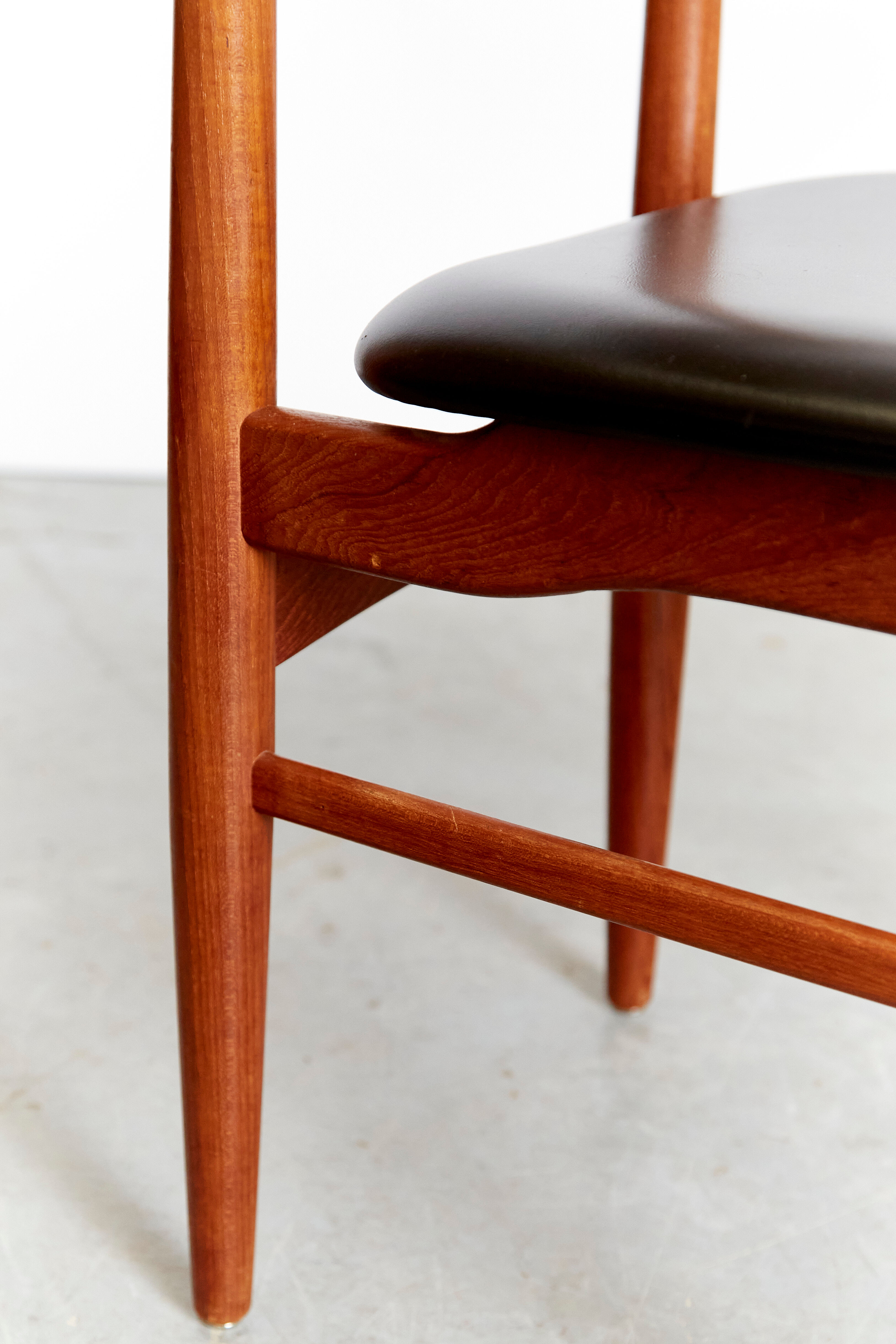 E.W.Bach Teak Dining Chairs for Skovby I Set of Four