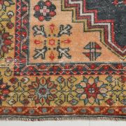 57s Antique Red & Navy Blue Vintage Persian Rug, 106x201Cm