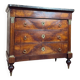 Commode En Acajou Flammé D’époque Restauration XIX Eme Siècle