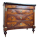 Commode En Acajou Flammé D’époque Restauration XIX Eme Siècle