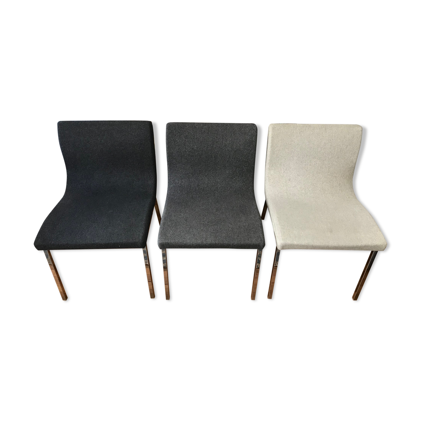 Trio of chairs "sala" brand Cinna