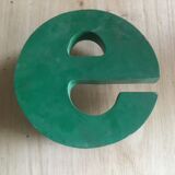 Industrial letter in zinc