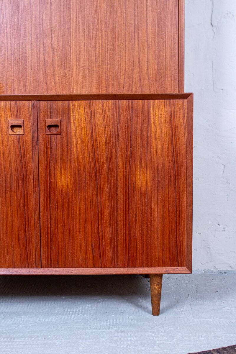 Secrétaire Vintage en Teck par Erik Brouer, Danemark, 1960s