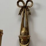 Gilded bronze wall sconces