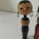 Pair of Japanese Kokeshi dolls - 1950s-1970s