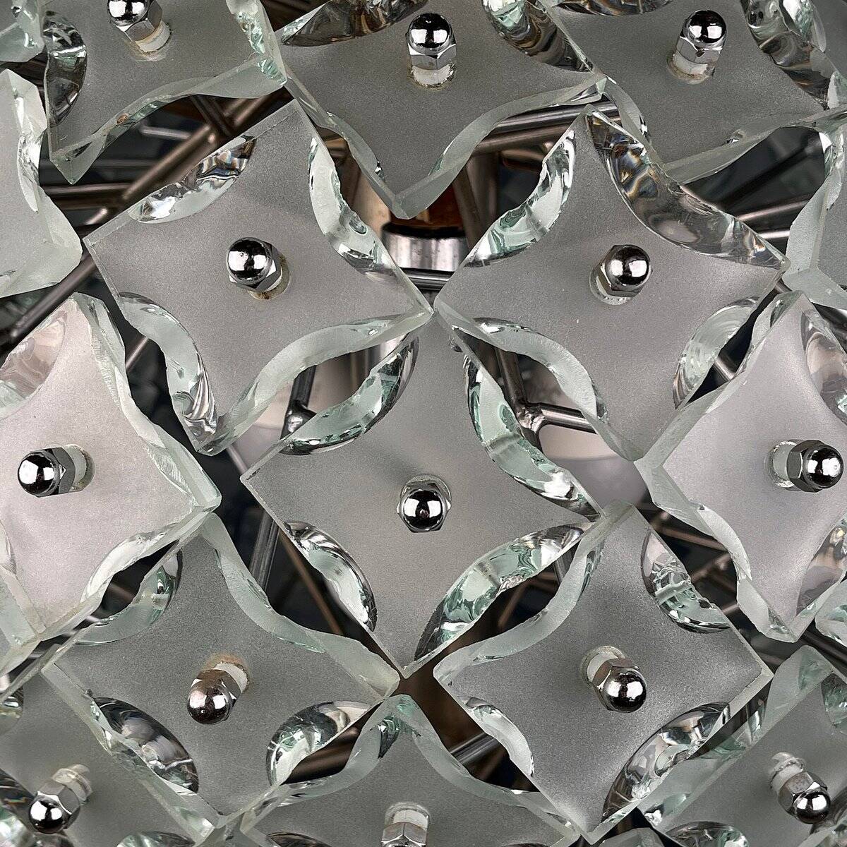 Artistic glass suspension Sputnik by Fontana Arte, Italy, 1960s