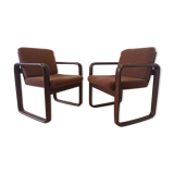 2 armchairs, B. Vogtherr for Rosenthal, 1970s