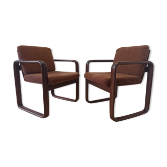 2 armchairs, B. Vogtherr for Rosenthal, 1970s