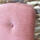 Fauteuil crapaud, chauffeuse en velours vintage