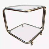 Table basse à double niveau des années 1970