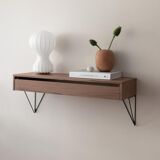 New walnut Pythagoras with drawer - size L - Maze Interiors