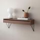 New walnut Pythagoras with drawer - size L - Maze Interiors
