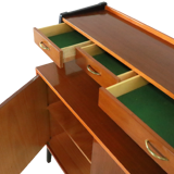 Vintage high sideboard two piece cabinet 'Korpela'