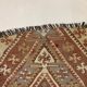 Vintage turkish kilim 78x48 cm shabby wool