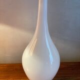 White opaline soliflore vase