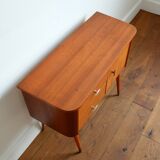 Vintage compass foot console 1950s