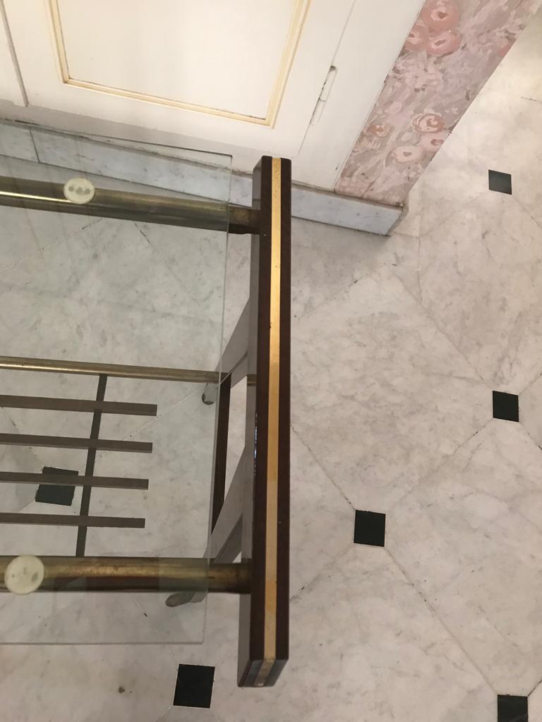 Vintage TV cabinet with wheels 60s