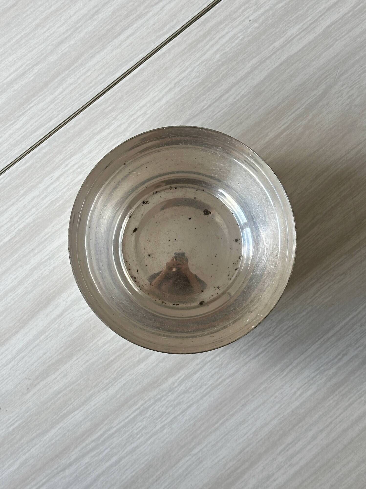 Small vintage silver-plated bowl