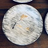 Set of 6 Salins dessert plates