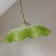 Art deco style glass suspension / 30-40 years