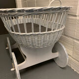 Rattan cradle