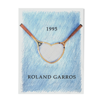 Official poster Roland Garros 1995 by Donald Lipski