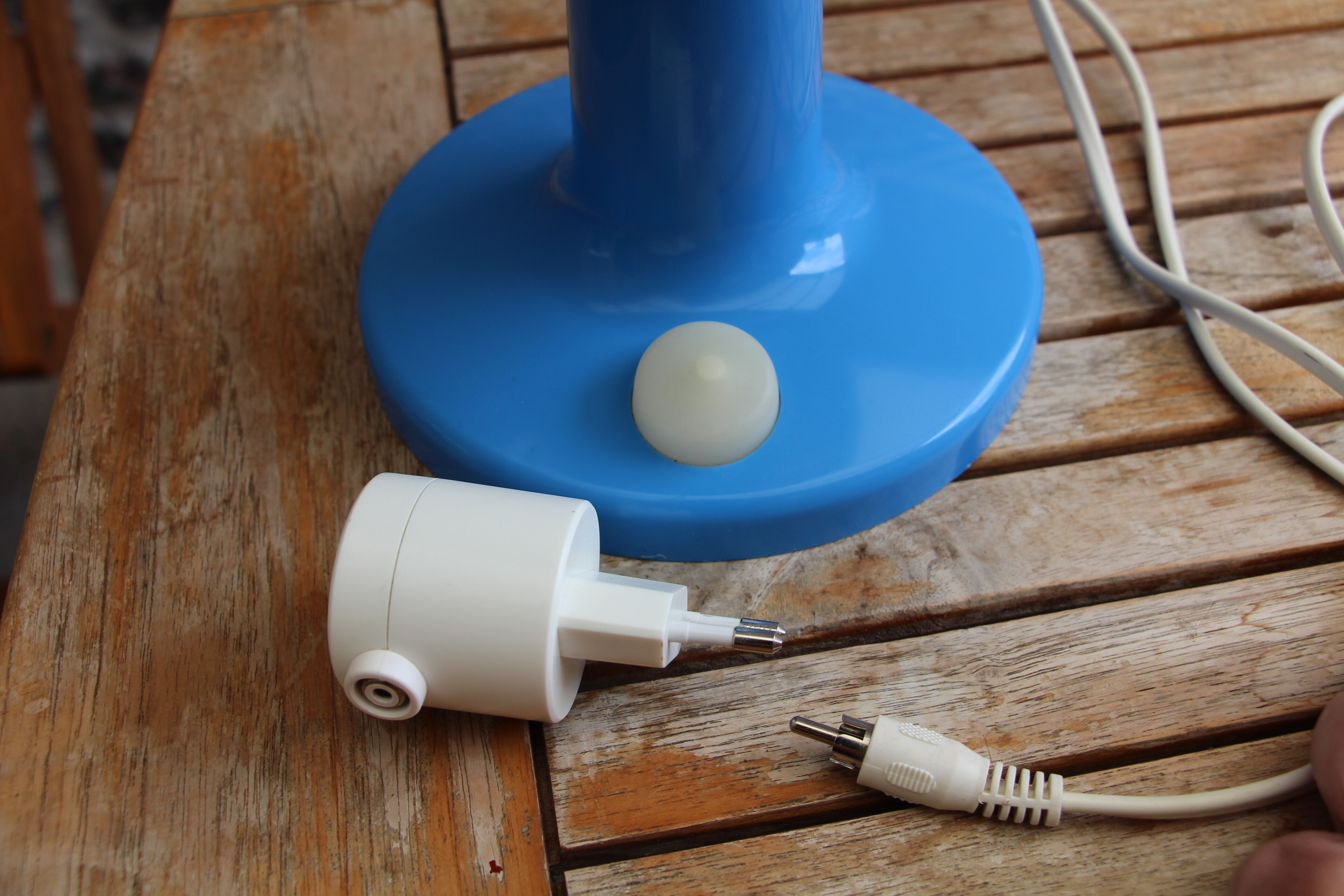 cloud blue bedside lamp IKEA 1990