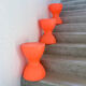 Vintage diabolo stool 1980s