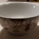 Set of oriental bowls and spoons