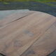 Oval dining table folding