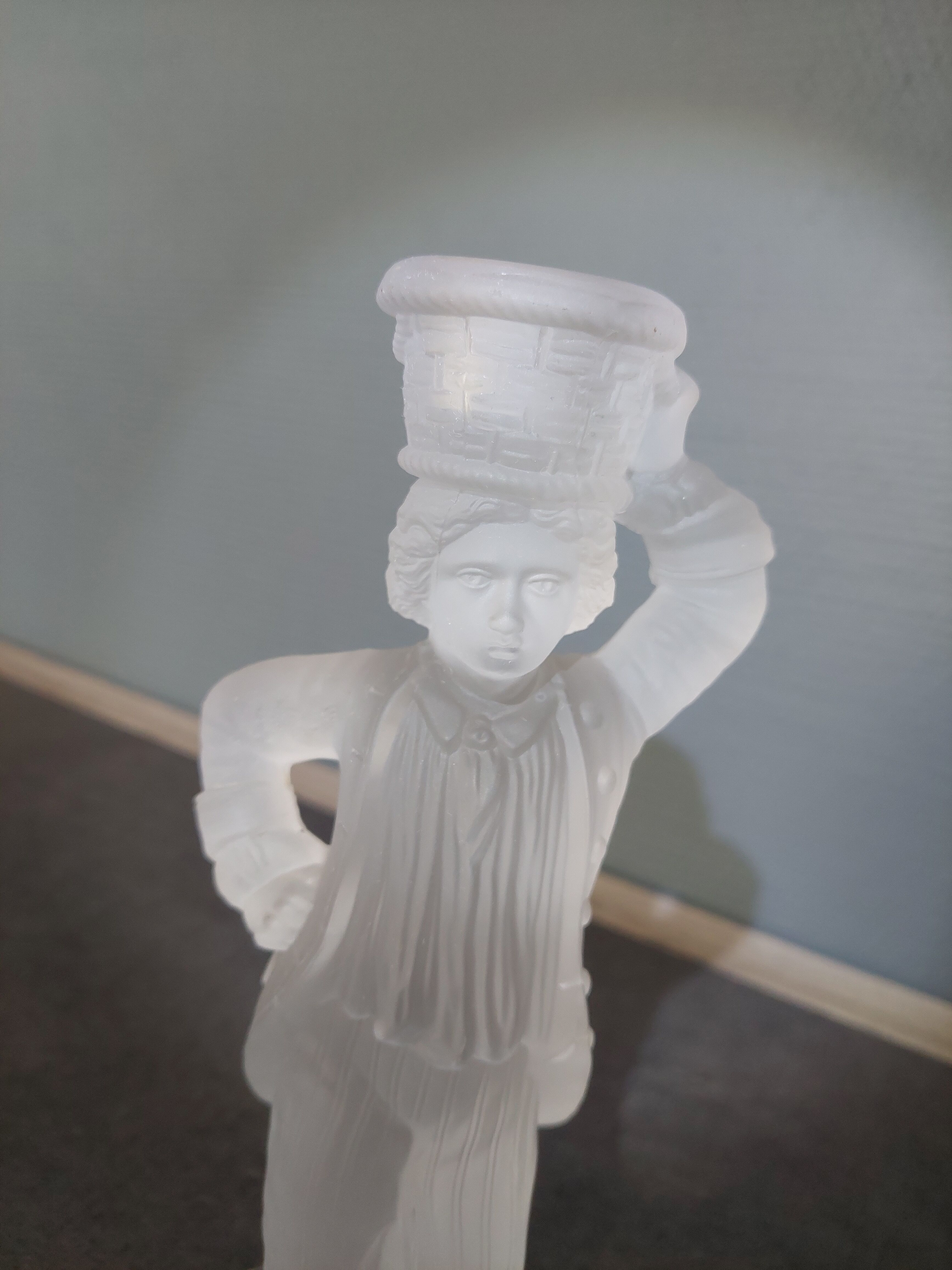 Art Deco Glass Candle Holder