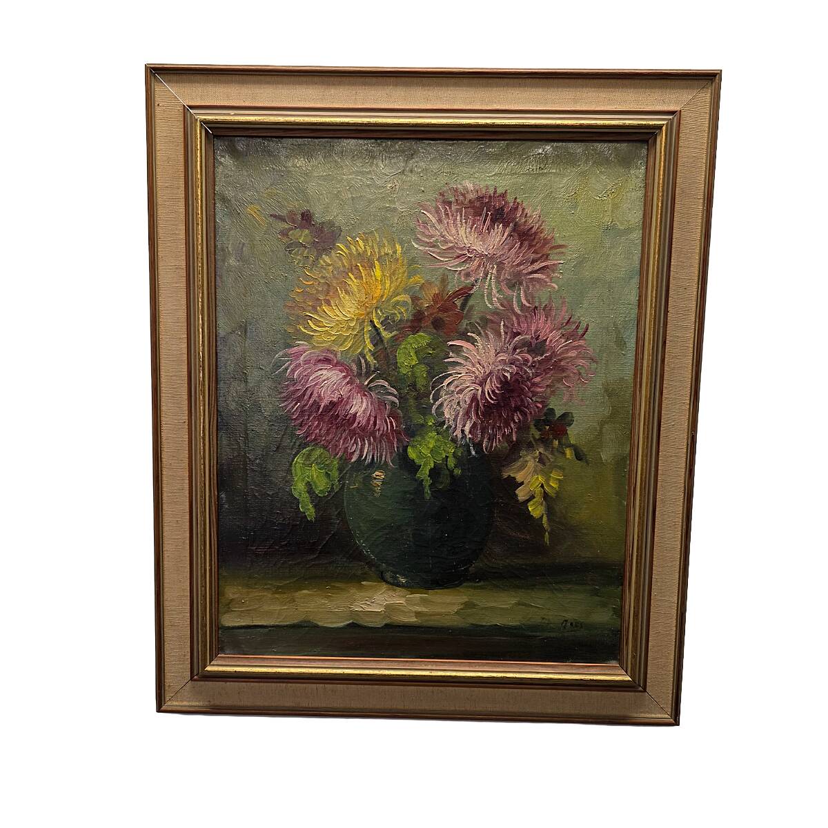 Still Life With Chrysanthemums Tilly Moes, 1960s