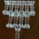 Lot 11 resting knives in Sèvres crystal, Crystal Depose.